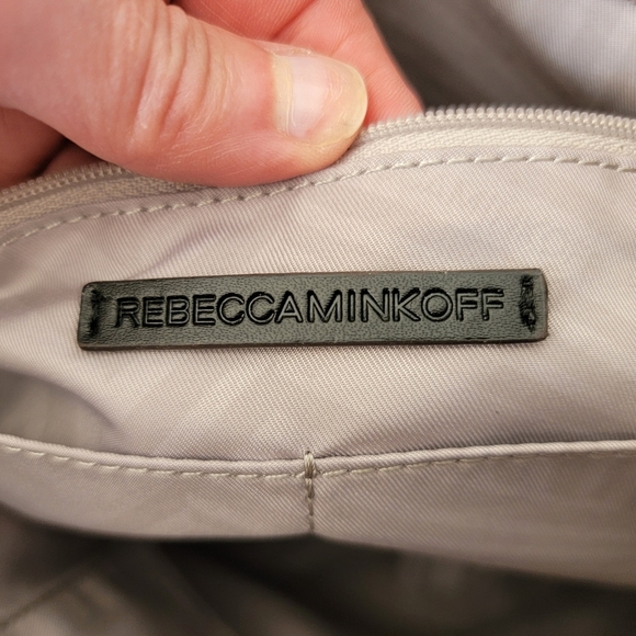 Rebecca Minkoff NWOT Blush/Pale Pink Scale Textured Leather Hobo/Crossbody - Picture 4 of 15